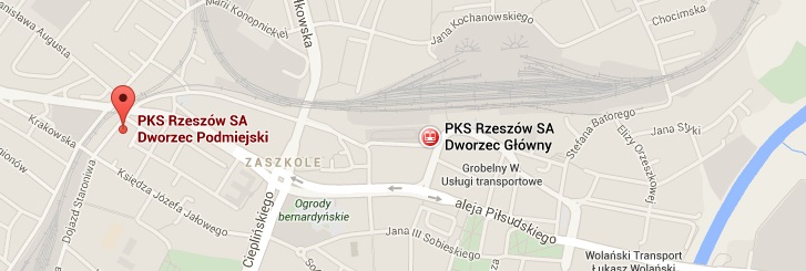 mapa polskibus