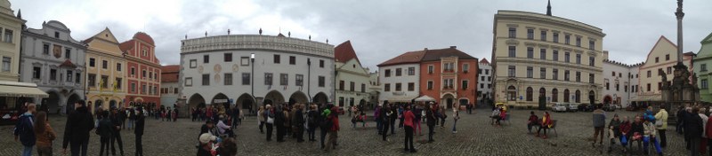 Панорама центру м. Чеський Крумлов