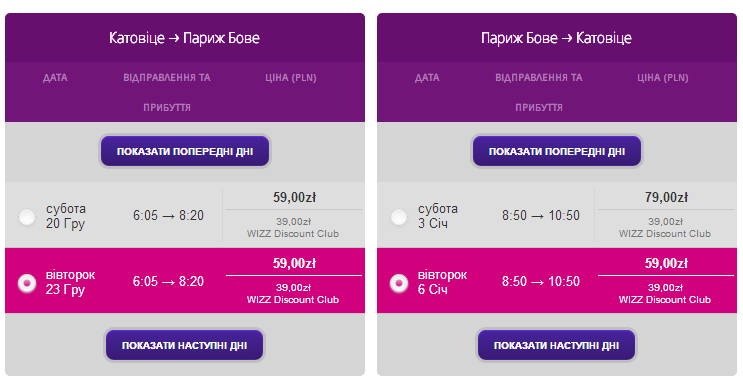 З Катовіце до Парижа у грудні
