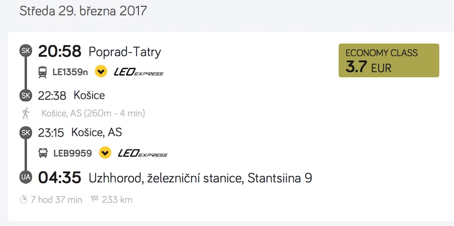 poprad-uzhorod